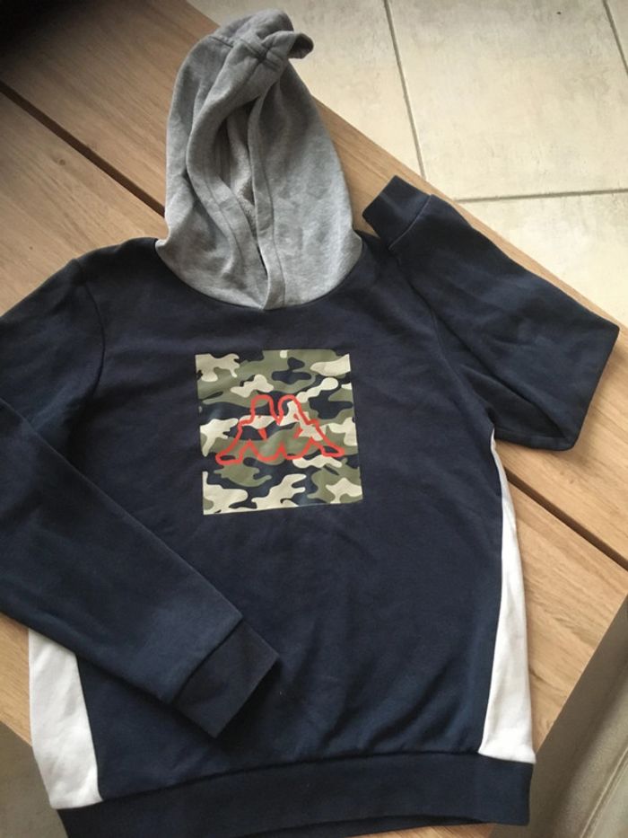 Pull sweat à capuche 12ans kappa