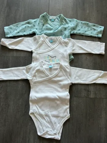 Lot de 3 bodies manches longues