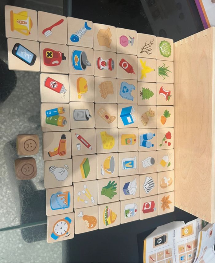 jeu en bois le tri sélectif - photo numéro 3