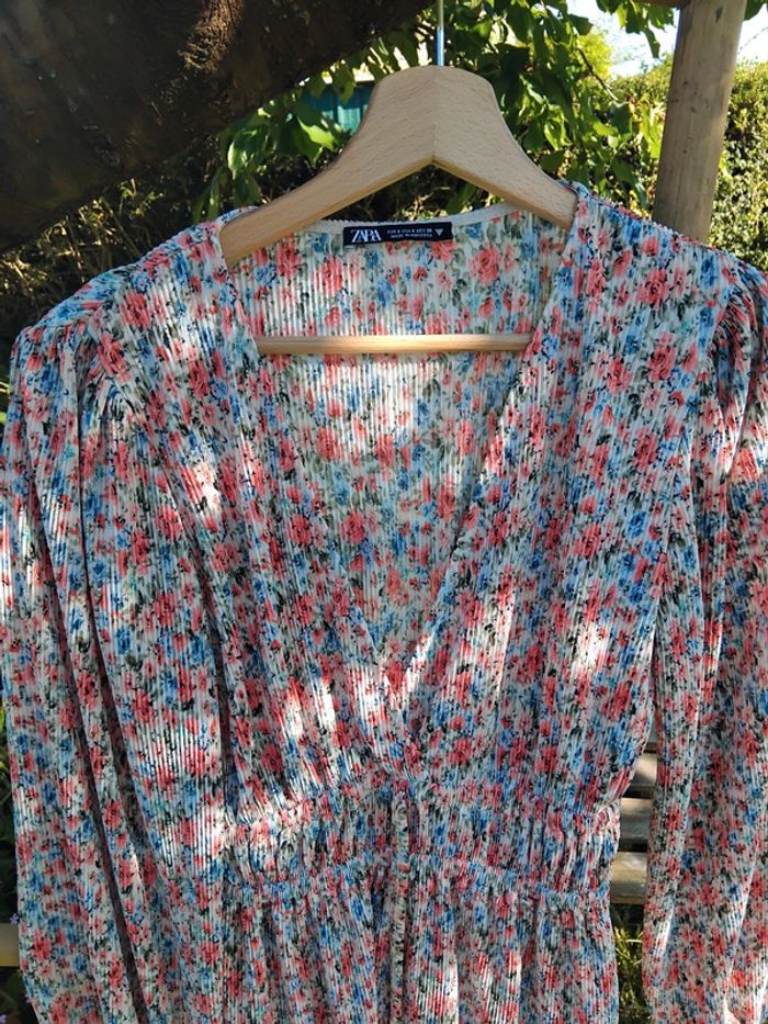 Robe zara fleurie femme - photo numéro 3