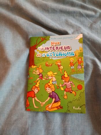 Livre jeux d'intérieur et d'extérieur