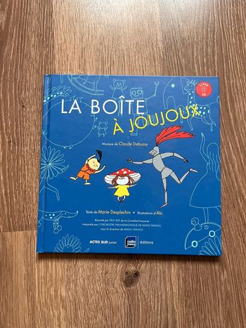 Livre CD La boite à joujoux Actes Sud Junior