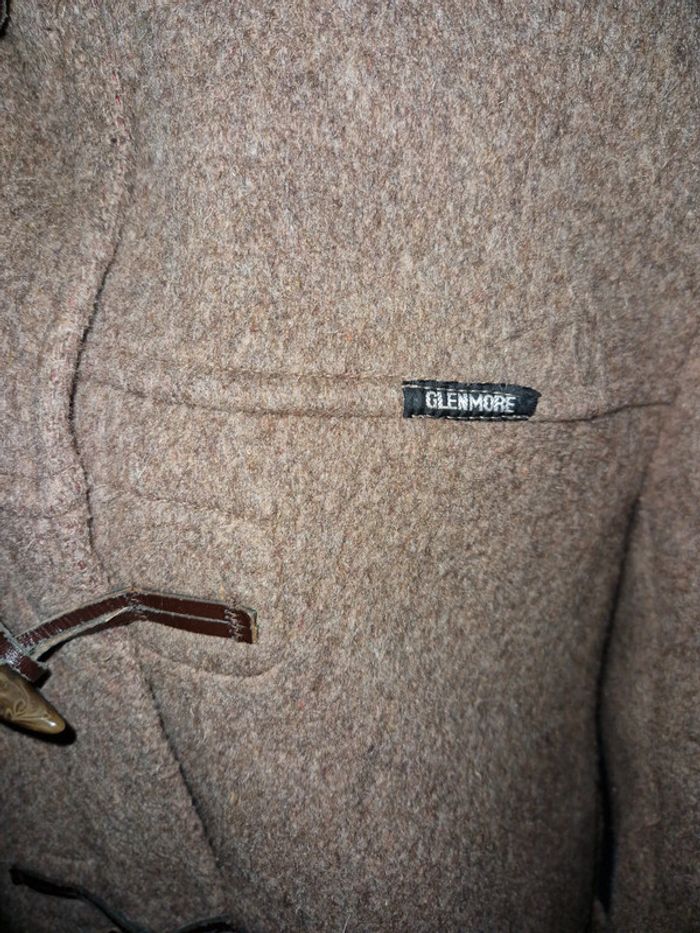 Manteau en laine duffle coat glenmore écossais vintage - photo numéro 2