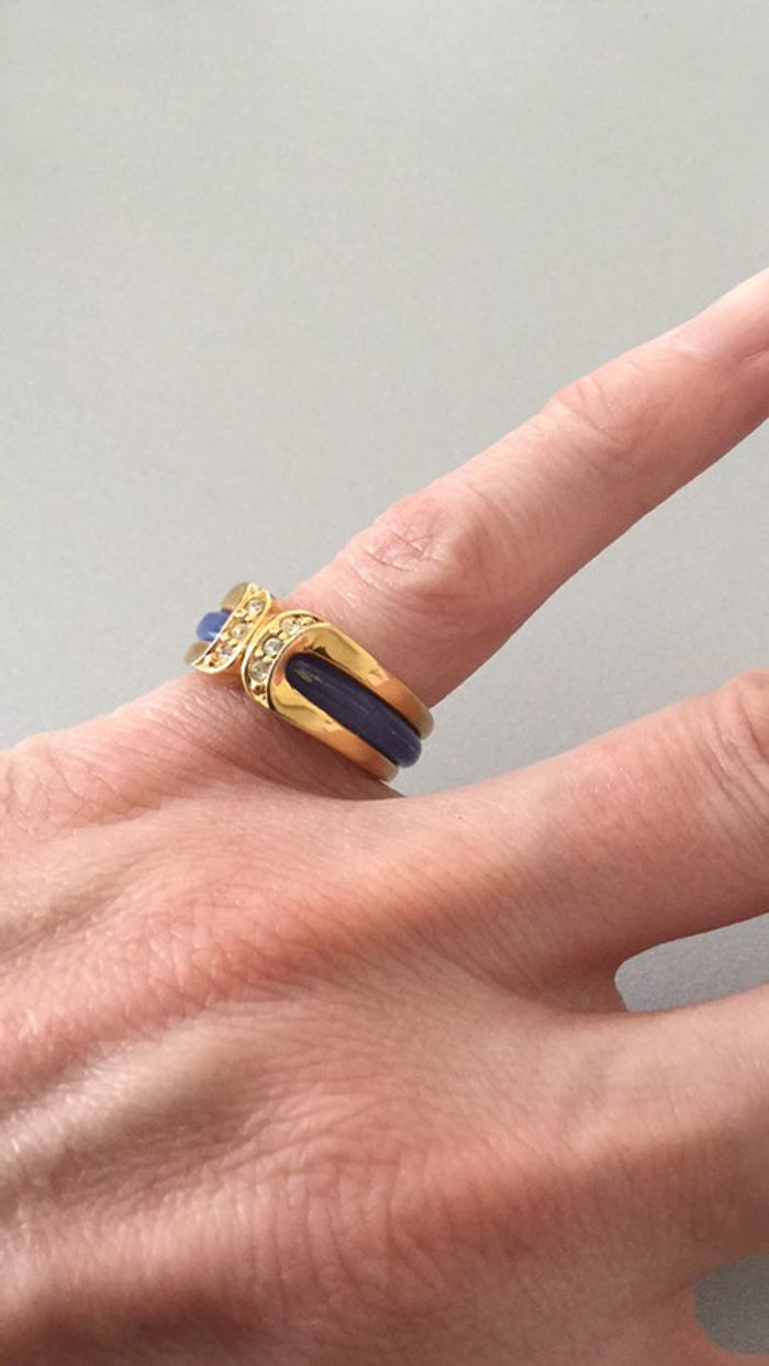 Bague avec anneaux de couleur T54 - photo numéro 3