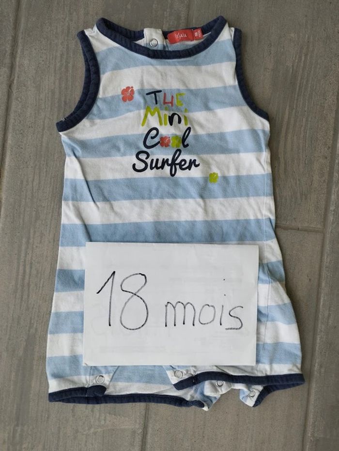 Lot n°405 Barboteuse "The Mini Cool Surfer" TIssaia 18 mois