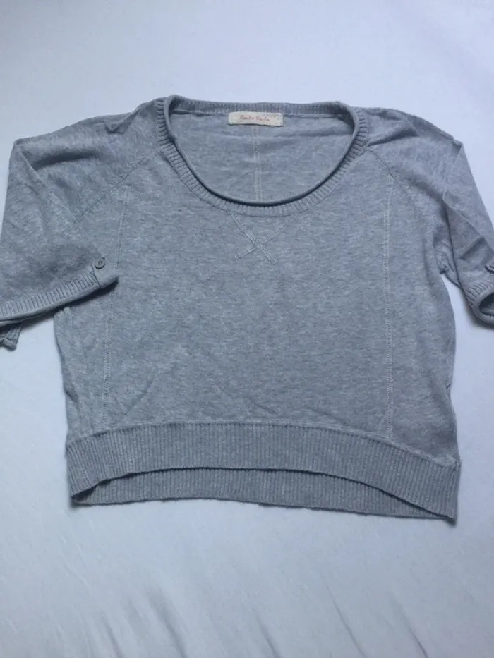 Cropped top coton léger