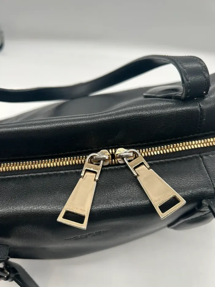 Sac à main Lancel cuir noir - photo numéro 6