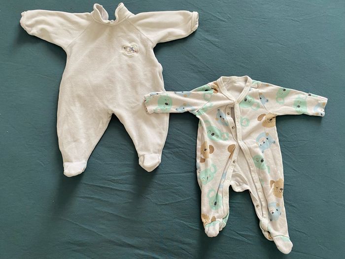 Lot de 6 pyjamas bébé - 3 mois - photo numéro 2