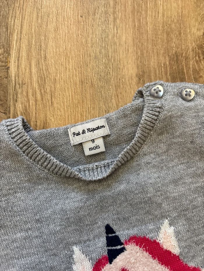 Pull licorne 9 mois - photo numéro 3