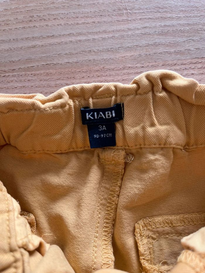 Pantalon large jaune ceinture 3 ans - photo numéro 4