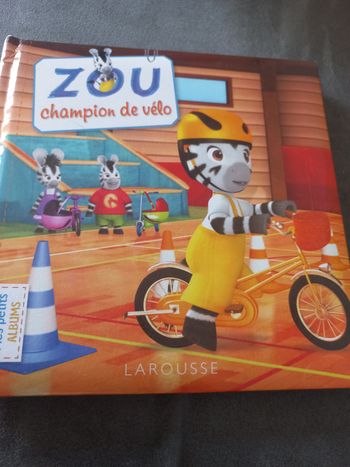 Livre bébé zou champion de vélo
