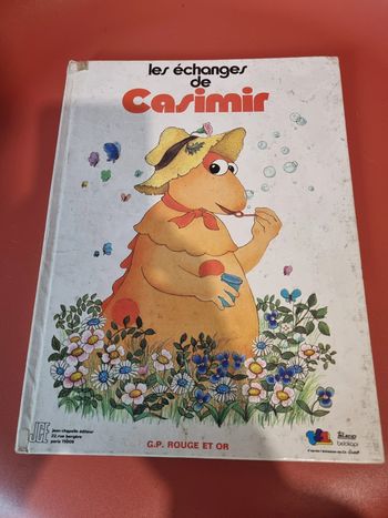 livre les échanges de casimir GP Rouge et or TF abimé