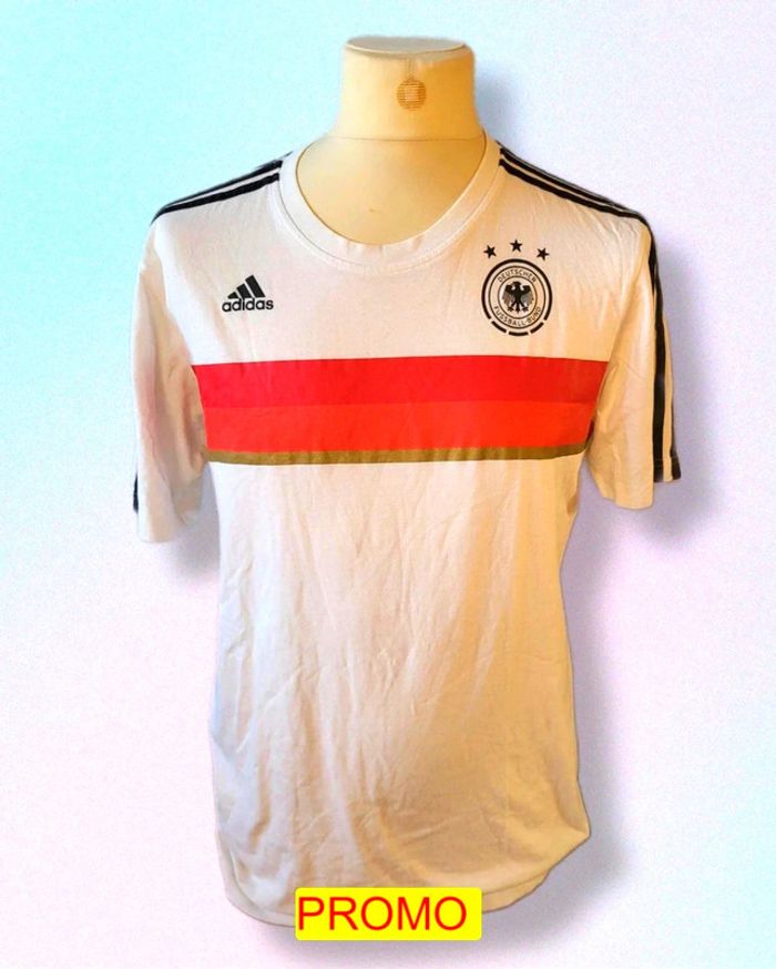 Magnifique t-shirt Adidas équipe nationale Allemagne de football Taille M Ref 7IT036
