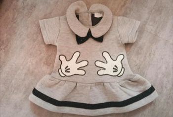 Robe à manches courtes bébé chic fille 6 mois Minnie NEUVE