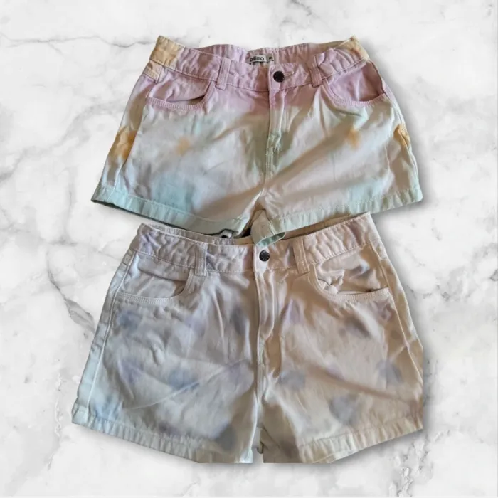 Lot 2 short en jean gemo 10 ans