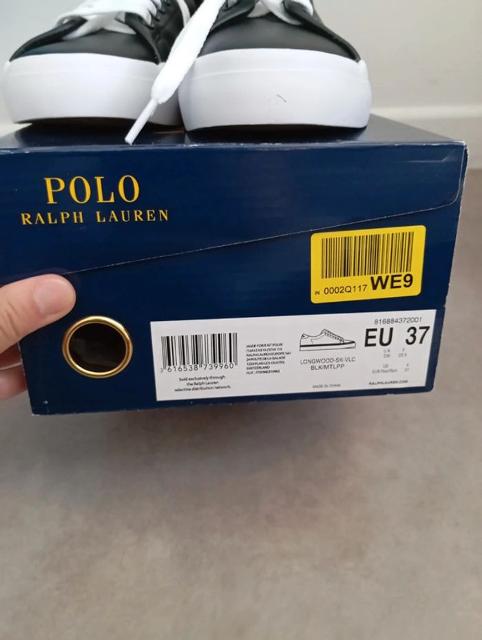 Paire de baskets basses Ralph Lauren neuve T37 - photo numéro 8