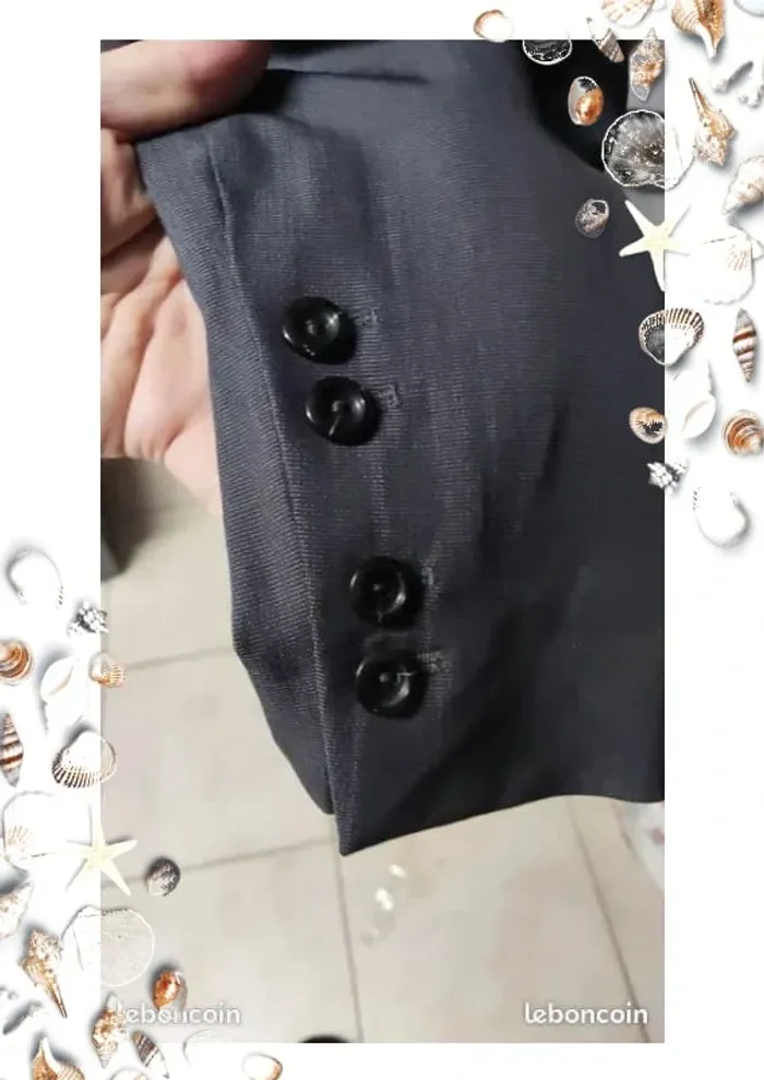 Veste blaser marque Lola grise taille 4 - photo numéro 5