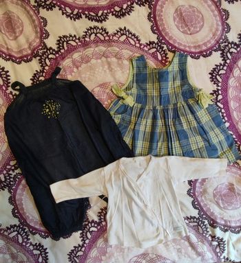 Lot vêtements printemps-été fille