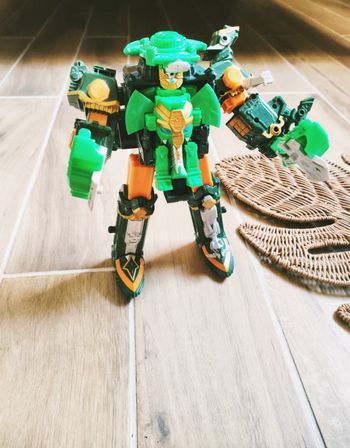 🤖Power rangers ninja steel - Robot Megazord Dx rumble tusk - marque bandai