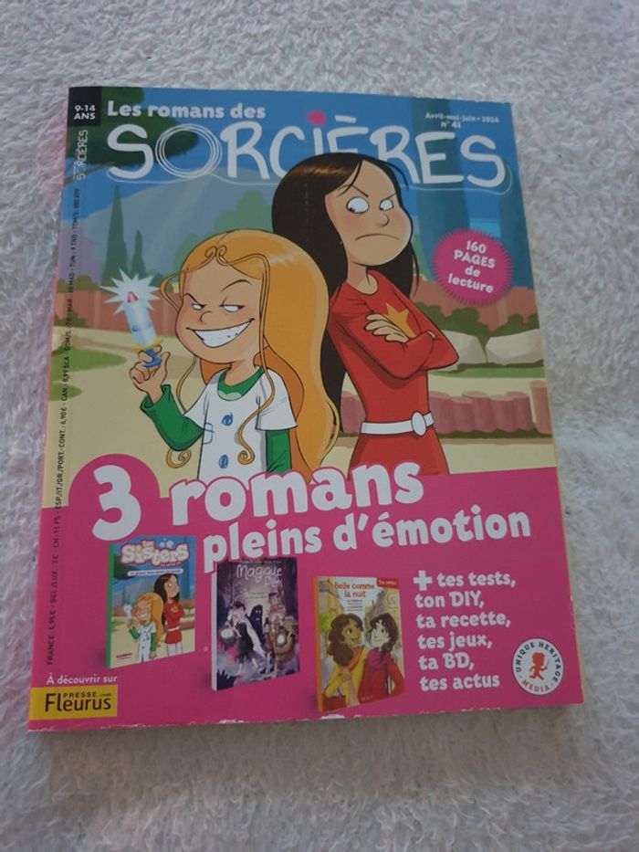 Livre les romans des sorcières 2eme trimestre 2024 neuf