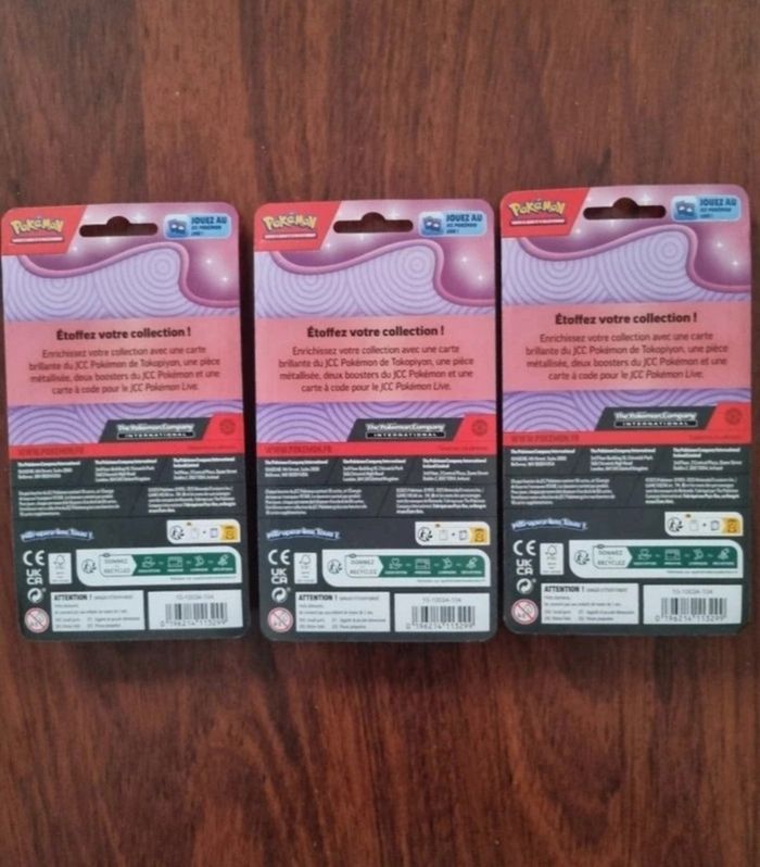 Lot de 3 duo pack pokemon EB11/EV2 - photo numéro 4