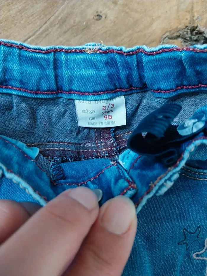 Lot 2 jeans zara 2-3 ans - photo numéro 7
