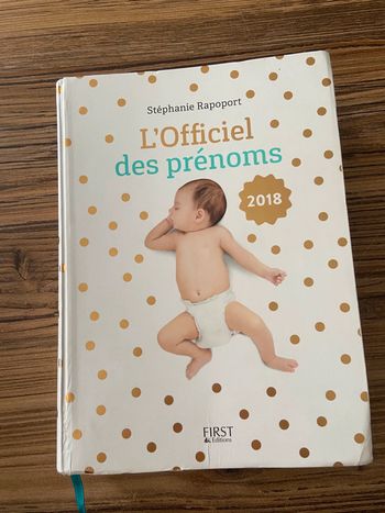 L’officiel des prénoms 2018