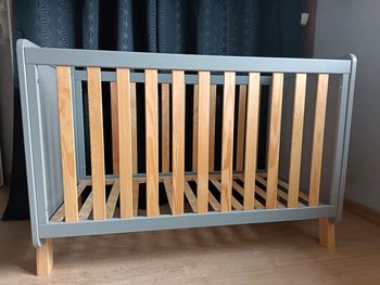 Lit bébé évolutif Love For Sleep 120x60 – pin & gris