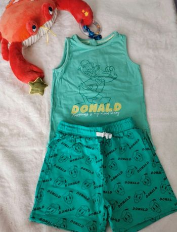 Ensemble short Taille 36 mois Donald