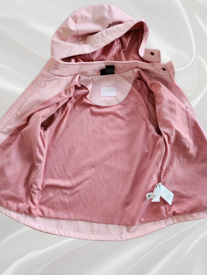 Veste coupe-vent imperméable rose fille 4 ans - photo numéro 3