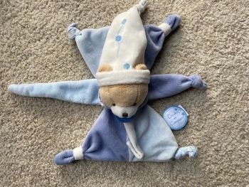 Doudou attache tétine ours Doudou & compagnie  🌻