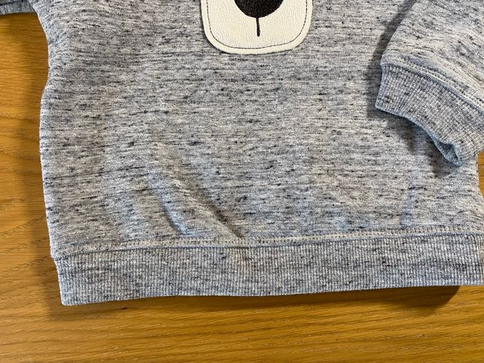 Sweat Ourson polaire gris Taille 2 ans - photo numéro 2