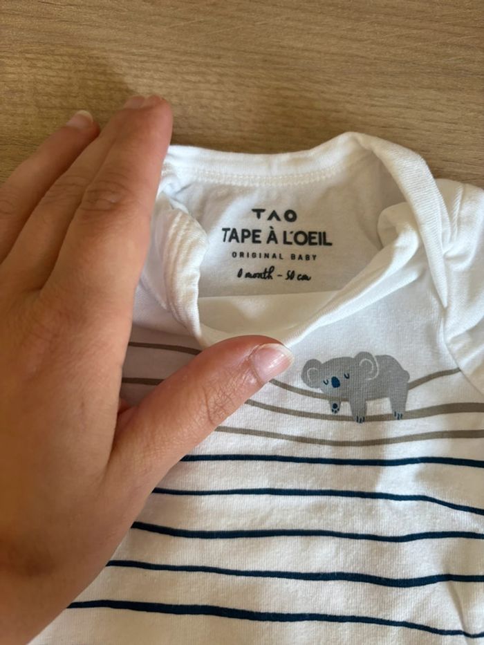 Body manches longues Tape à l’œil Naissance - photo numéro 2