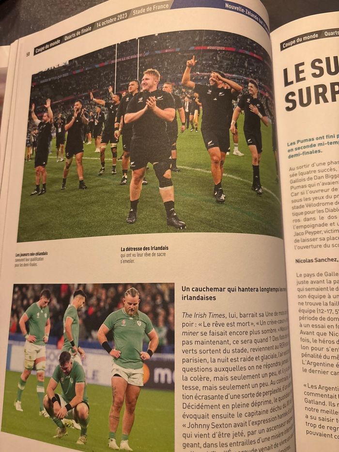 Le livre d’or coupe du monde de rugby - photo numéro 6