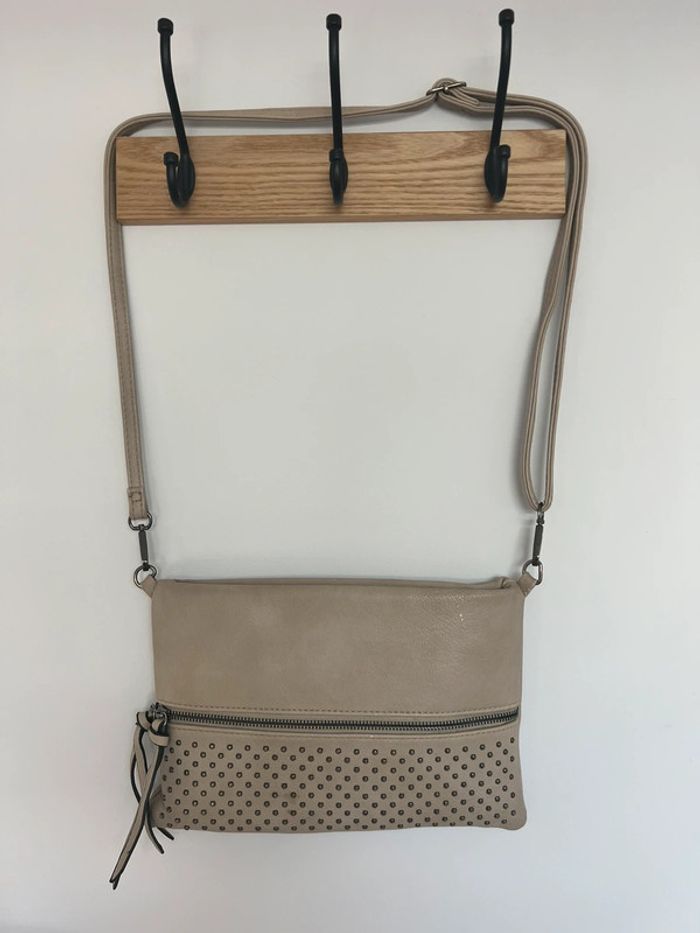 Sac bandoulière beige clair