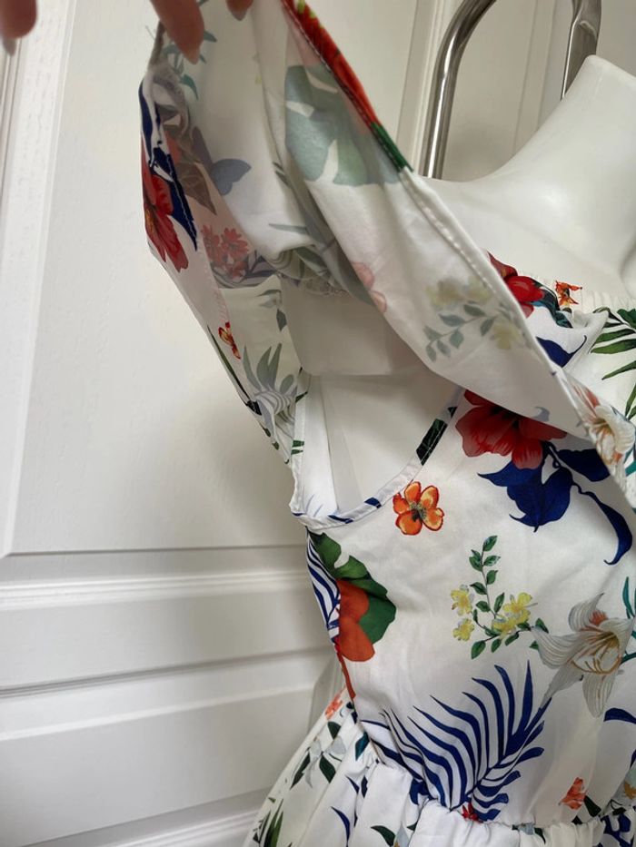 Combinaison short à fleurs - photo numéro 7