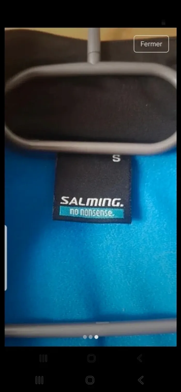 Veste de sport Salming  Taille S - photo numéro 3
