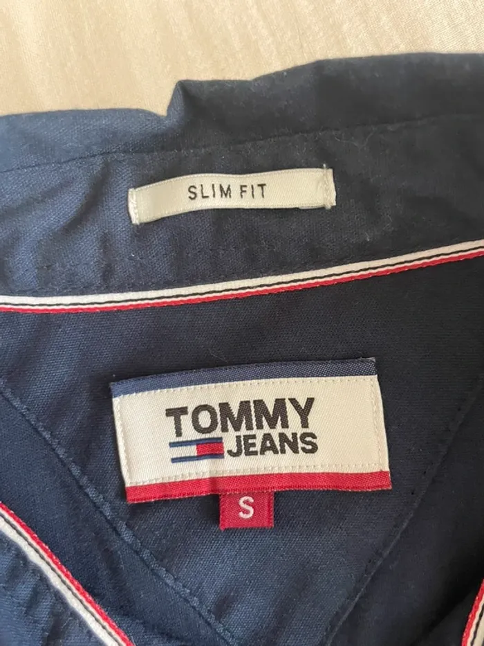 Chemise Tommy Jeans marine - photo numéro 7