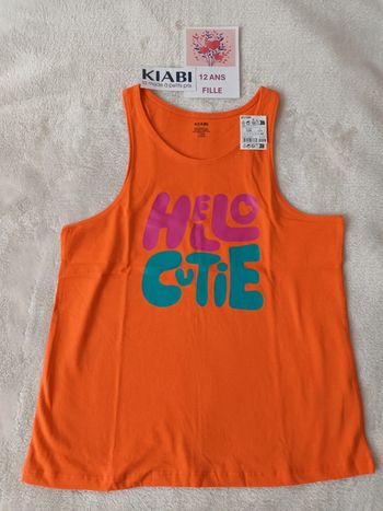 Debardeur 12 ans kiabi