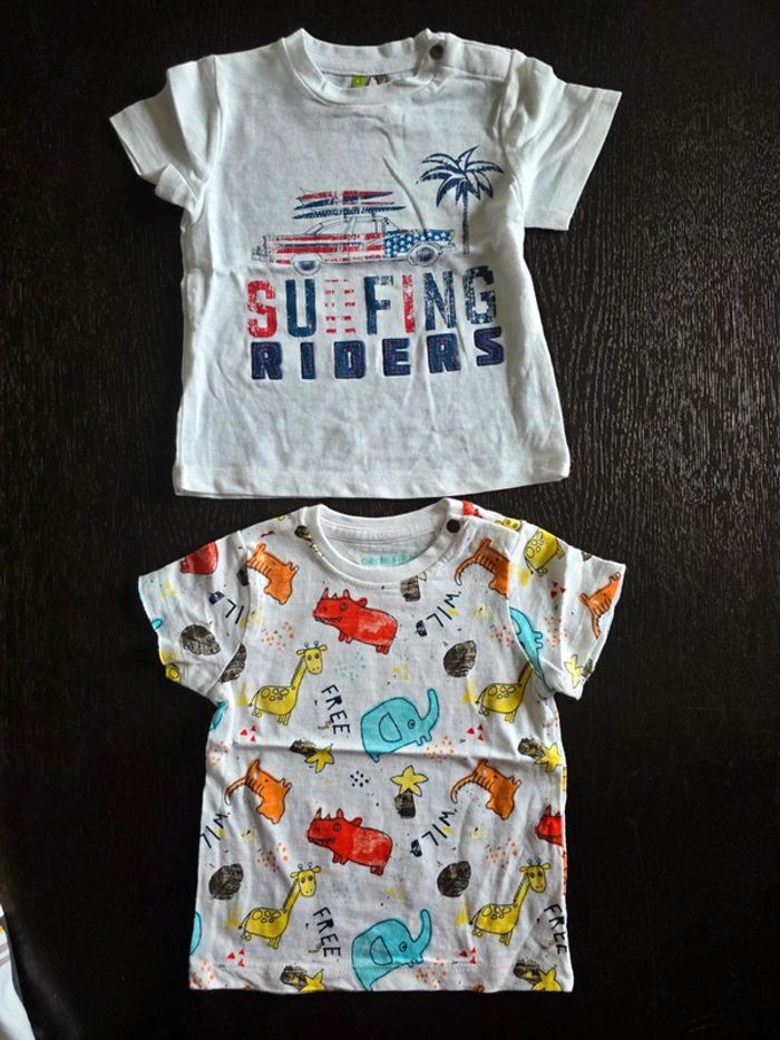 Lot de 8 tee-shirts en 6 mois - photo numéro 3