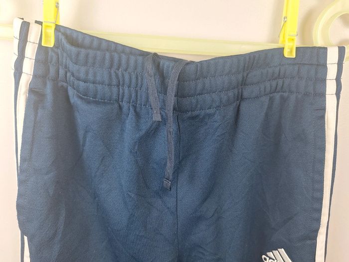 jogging Trackpant adidas bleu foncé / logo brodé taille 14/16 ans (492) - photo numéro 7