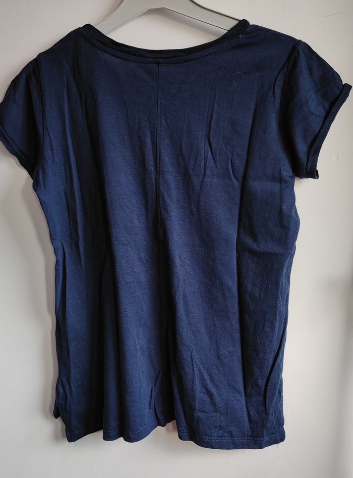 T-shirt bleu marine à poche – Firefly – Taille S - photo numéro 3