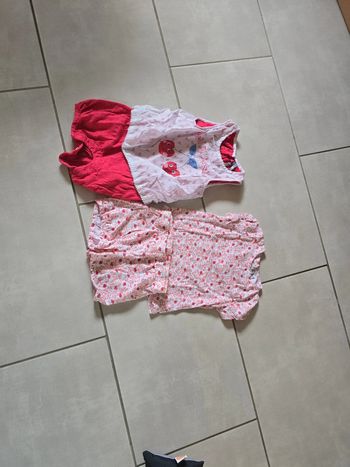 Lot combishort et ensemble