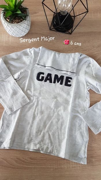 Tee shirt sergent major 6 ans
