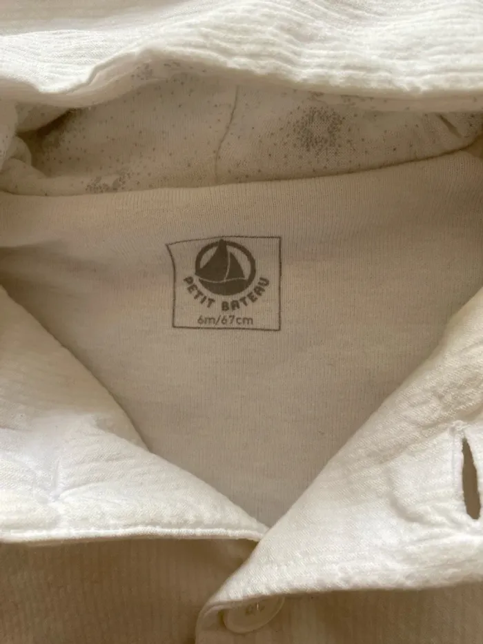 Manteau matelassé 6 mois petit bateau neuf - photo numéro 3