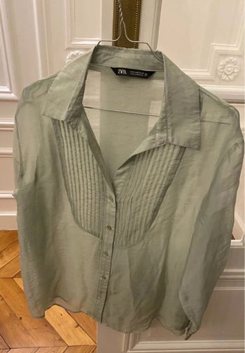 Chemisier/Blouse Vert Zara T M