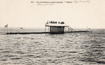 CPA - Marine Guerre - Le Croiseur SOUS MARIN " Opale " - N° 4215