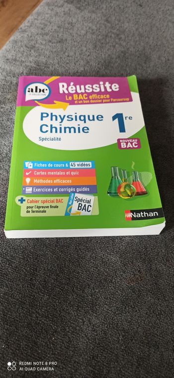 Livre phys chimie 1 ere