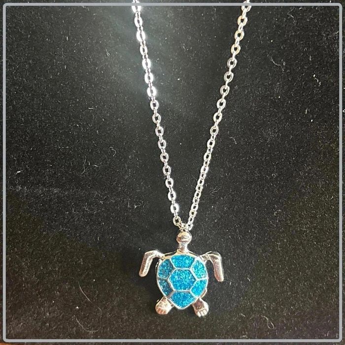 Collier pendentif tortue - photo numéro 3