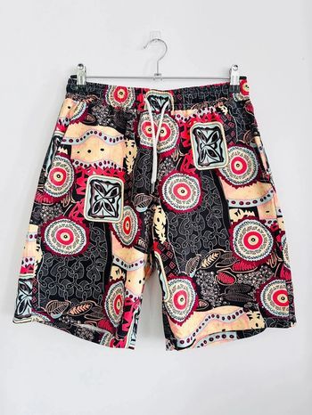 Sublime short de bain à motifs homme taille S (dessus genoux/genoux)